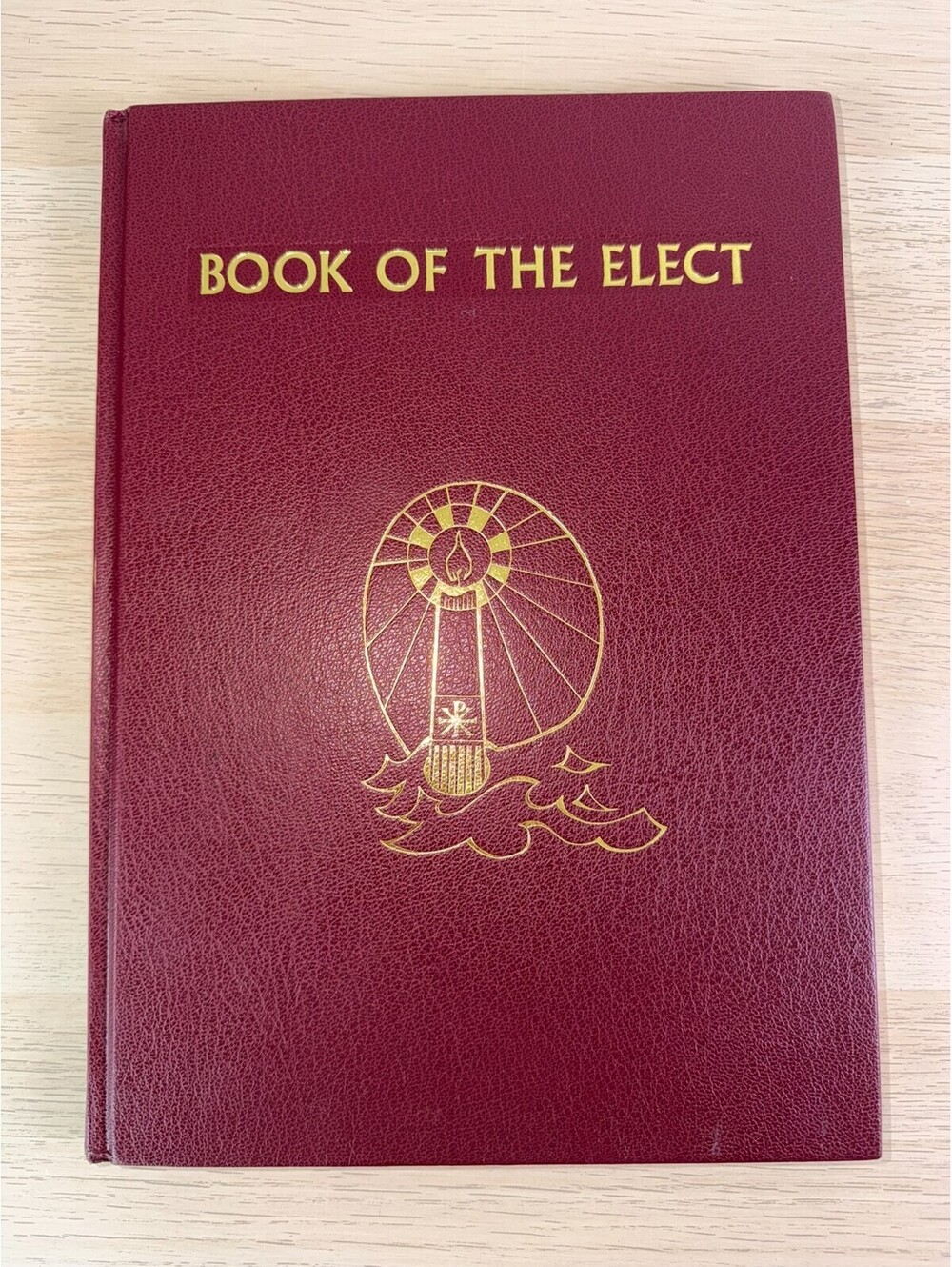 Book of the Elect Catholic Book Publishing Co 1988 RCIA Hardcover Record Book